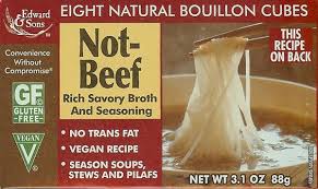 We had meatloaf the other night and i was out of the ingredients to make our usual sweet and tangy glaze for. Edward Sons Not Beef Bouillon Cubes