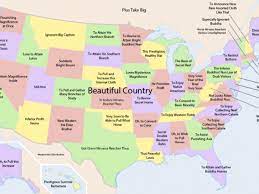 This Map Shows The Literal Translation Of Chinese Characters For Us State Names Mandarin Chinese Country Names Chinese