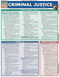 Quickstudy Criminal Justice Laminated Study Guide Criminal Procedure Criminal Psychology Criminal Justice