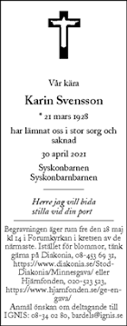 Du kan också ge en minnesgåva och beställa blommor. Dodsannonser Dn Pris