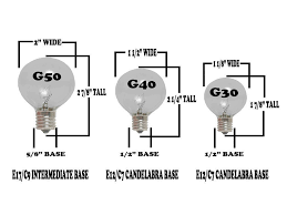 G30 Patio String Lights With 25 Clear Globe Bulbs Outdoor