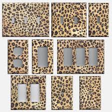 Leopard Cheetah Spots Animal Print African Light Switch Plates Outlet Covers In 2020 Light Switch Plates Leopard Home Decor Outlet Covers