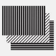 Black And White Striped Wrapping Paper Near Me Geometric Black And White Stripes Wrapping Paper Sheets Zazzle Com Black White Stripes Paper