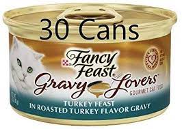 30 Cans Of Purina Fancy Feast Gravy Lovers Turkey Feast In Roasted Turkey Flavor Gravy Wet Cat Food 3 Oz Ea Check This Awesom Food Roasted Turkey Cat Food