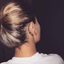 Behind Ear Tattoos Behind Ear Tattoos Neck Tattoo Ear Tattoo