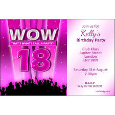 Birthday Party Invitation Card Design Online 18th Birthday Party Invitations Home Personalised Girl 18th Birthday Invi Birthday Party Invitation Wording Online Birthday Invitations 18th Birthday Party