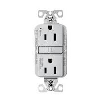 Eaton TRGF15SG-BX-L Tamper-Resistant GFCI Receptacle, 125 V ...