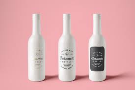 Download Ceramic Bottles Psd Mockup Graphicburger