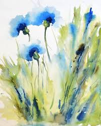 Flowers For June Spring Flower Watercolor Painting Print Etsy In 2021 Watercolor Flowers Paintings Watercolor Flower Prints Abstract Flower Painting