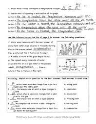 Matter and changes in state worksheets kiddy math. Changes Of States Of Matter Graph Phase Changes St 2 Tpt