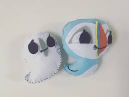 Hand Made Oona And Baba Puffin Rock Toy Stuffed Animal Felt Buddies Puffin Rock Toys Spring Easter Crafts Felt Quiet Books