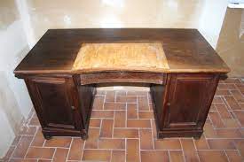 Antiker schreibtisch aus mahagoni mit geschwungener front. Antiker Schreibtisch Eiche Liebhaberstuck Mon Ami E Vintage