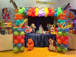 Check out how i decorated my house as disneyland, complete with disney decorations and theme park food! Disney Theme Party Balloon Arch Baby Boys 1st Birthday Theme All Disney Characters Disney Theme Party Disney Characters Birthdays 1st Birthday Party Themes
