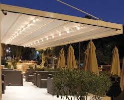 Where can retractable awnings be mounted? Waterproof Retractable Roof Awning Undercover Blinds