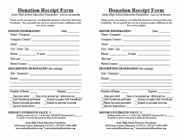 40 Donation Receipt Templates Letters Goodwill Non Profit