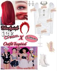 Ice cream — the collaboration between blackpink and selena gomez — was never going to be just about the music. Blackpink Ice Cream Outfit Inspired Cream Outfits Korean Outfits Kpop Kpop Fashion Outfits