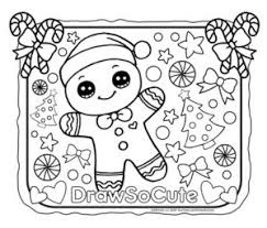 Do you know gingerbread man coloring pages? Draw So Cute Gingerbread Novocom Top
