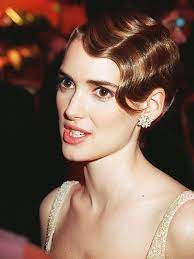 You Need To See These Old School Photos Of Winona Ryder Finger Waves Short Hair 1920s Hair Short Short Hair Styles
