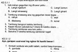 Semifinal kmnr 12 kelas 3. Contoh Soal Aksara Jawa Kelas 3 Terbaru 2019