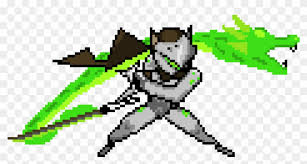Been away for a while and missing the kittens. Pixel Art Overwatch Drawing Pixel Art Overwatch Genji Free Transparent Png Clipart Images Download
