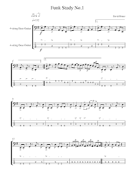 By traditional welsh song for bass (tablature) (bass guitar). David Bruce Funk Study No 1 Sheet Music For Bass Guitar 8notes Com