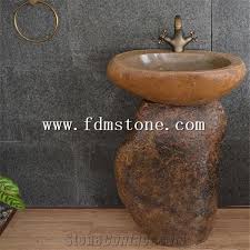 outdoor garden natural stone sink,free