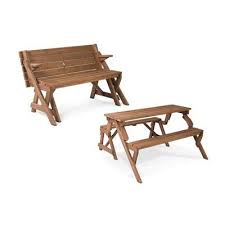 Leisure Season Fptb7104 Folding Picnic Table Bench Lowes Canada With Images Folding Picnic Table Picnic Table Bench Wooden Picnic Tables