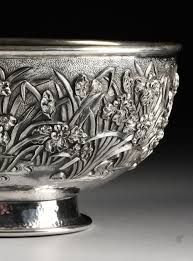 Art nouveau is an international style of art, architecture and applied art, especially the decorative arts. Sold Price A Sterling Silver Art Nouveau Iris Punch Bowl Japan Meiji Period 1868 1912 Invalid Date Cdt
