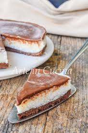 Torta Fredda Al Cocco E Cioccolato Dolce Senza Panna E Mascarpone Dolci Idee Alimentari Torte