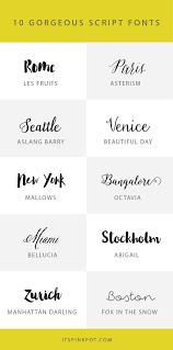 10 Gorgeous Script Fonts Pinkpot Studio Script Fonts Typography Fonts Calligraphy Fonts
