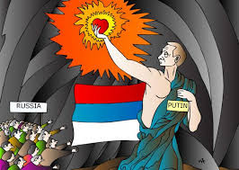 Смешная картинка путин и яценюк. Karikatura 914269 Karikatura Putin I Rossiya Aleksej Talimonov