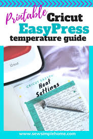 Understanding The Cricut Easypress Printable Temperature