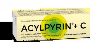 Také pomáhá od bolesti kloubů, svalů, hlavy, zubů, zad i při menstruačních bolestech. Acylpyrin C 320mg 200mg Tbl Eff 12 81 Kc Lekyprozdravi Cz