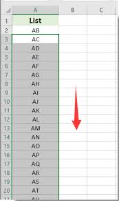 Generate military alphabet code in excel. How To Automatically Increase Letter By One To Get The Next Letter In Excel