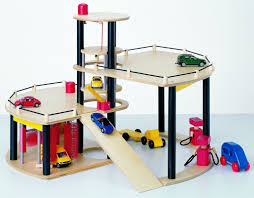 Ahrens Parkhaus Gross Holzspielzeug Spielzeug Garage Aus Holz