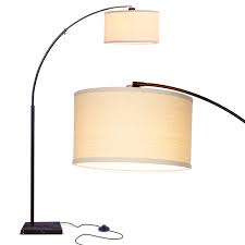 It may only take several minutes to set up. Brightech Logan Arc Standing Floor Lamp With Led Bulb And Drum Shade Black Walmart Com Walmart Com