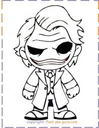 Select one of 1000 printable coloring pages of the category kids. Joker Coloring Pages Easy Novocom Top