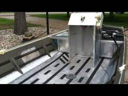 Ensure that the panels' width be that of the depth of the planned center console. Jon Boat Build Youtube