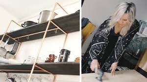 12 ein knoten hält das gewicht des regals. Diy Industrial Regal 4 Makeover Kuche Diy Youtube