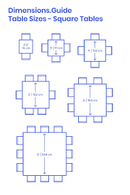 Square Tables Size Variations In 2020 Dining Table Sizes Dining Table Dimensions Large Dining Room Table
