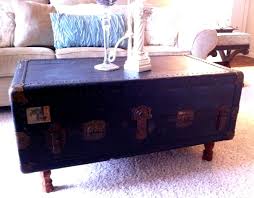 Steamer Trunk Coffee Table Repurposing Old Stuff Coffee Table Trunk Steamer Trunk Coffee Table Steamer Trunk
