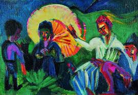 For analysis of works by german expressionists like kirchner, please see: Samuelis Baumgarte Galerie Ernst Ludwig Kirchner