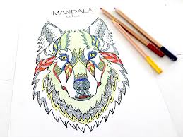 Mandala gratuit tete loup coloriage mandalas coloriages. Coloriages Mandalas Animaux A Telecharger Pour Enfants Et Adultes Un Jour Un Jeu