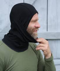 Unisex Merino Wool Full Face Cover Multifunctional Balaclava Outdoor Sports  Mask One Size