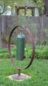 Image Result For Large Gas Tank Chimes With Metal Stand Metal Tree Wall Art Metal Garden Art Art Gallery Wall