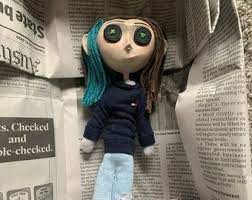 Coraline Doll Pattern Make Your Own Little Me As Seen In Etsy Coraline Doll Coraline Coraline Movie