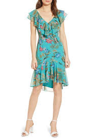 Wayf Chelsea Ruffle High Low Dress Regular Plus Size Nordstrom Rack