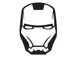 Iron Man Face Mask 2 Vinyl Decal Sup Ml4 4 Via Etsy Topeng