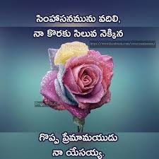 Pin By V Anu On Jesus Bible Quotes Telugu Bible Quotes Flowers