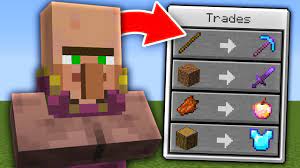 Not only their chests, but their blocks themselves. Minecraft But Villagers Trade Op Items Youtube